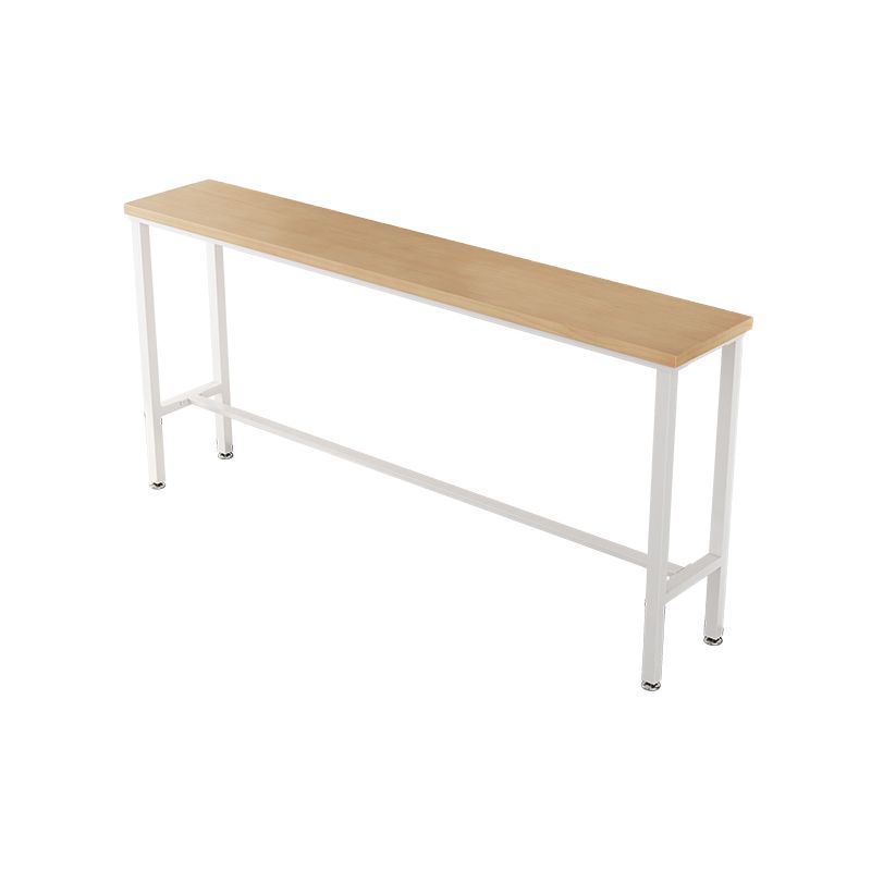 Modern Natural Bistro Bar Height Cocktail Table Rectangle Trestle Bistro Table Clearhalo 'Bar Furniture' 'Bar Tables' 'bar_tables' 'furn' 'furn_bar_tables' 'Furniture' 'furniture_bar_tables' 'Kitchen & Dining Furniture' 'kitchen&dining_furn' 'kitchen' 1200x1200_44beaaa0-9a42-42a1-83f5-f29afd7c0562
