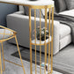 Indoor Metal Cocktail Bar Table Modern Double Pedestal Pub Height Dining Table Clearhalo 'Bar Furniture' 'Bar Tables' 'bar_tables' 'furn' 'furn_bar_tables' 'Furniture' 'furniture_bar_tables' 'Kitchen & Dining Furniture' 1200x1200_44bfcd8c-93fa-4035-a880-d6be98e12dd0