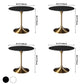 Round Two-Color Dining Table Sintered Stone Table Luxury with Tulip Base Clearhalo ' dining_table' 'Dining Tables & Seating' 'Dining Tables' 'furn' 'furn_dining_table' 'Furniture' 'furniture_dining_table' 'Kitchen & Dining Furniture' 'kitchen&dining_furn' 'kitchen' 'kitchen_dining_table' 1200x1200_44c69e95-c4eb-4707-8a57-8f77b7605d8b