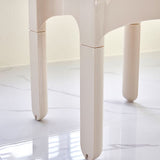 Moderne armloze eetkamerstoel Open Back Side Plastic Chair voor restaurant