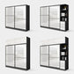 White and Black Wardrobe Armoire Engineered Wood Wardrobe Closet Clearhalo 'Armoires & Wardrobes' 'armoires_wardrobes' 'Bedroom Furniture' 'furn' 'furn_armoires_wardrobes' 'Furniture' 1200x1200_44c77e60-fb1f-49fe-8dd3-eba6584e97a6
