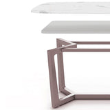 Standard Marble Top Dining Set with Metallic Legs Base for Dining Furniture Clearhalo 'Dining Room Sets' 'Dining Tables & Seating' 'dining_room_set' 'furn' 'furn_dining_room_set' 'Furniture' 'furniture_dining_room_set' 'Kitchen & Dining Furniture' 'kitchen&dining_furn' 'kitchen' 1200x1200_44cde757-aac1-44e8-9725-3b29c6f5f4e2