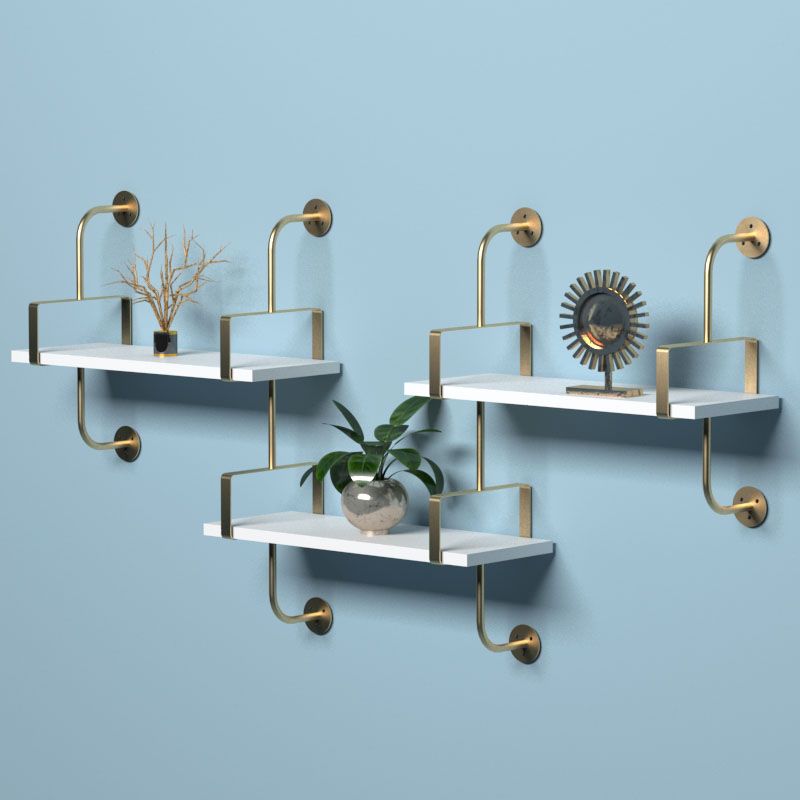 7.87"W Bookshelf Glam Style Wall Mounted Solid Wood Bookcase for Office Study Room Clearhalo 'Bookcases' 'furn' 'furn_bookcases' 'Furniture' 'furniture_bookcases' 'kitchen' 'kitchen_bookcases' 'Living Room Furniture' 'Office Furniture' 1200x1200_44cf0cc4-f77b-41ab-8143-7220a27f499b