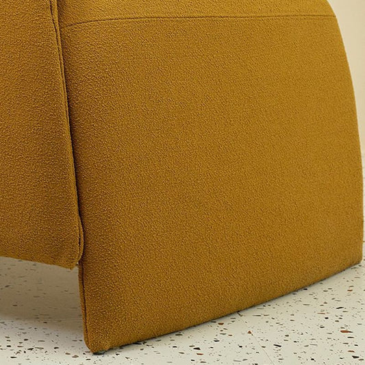 28.35 "brede Scandinavische stijl enkele bank stoel polyester armstoel voor slaapkamer