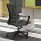 Sillón con respaldo alto contemporáneo ergonómico sin ruedas silla de escritorio