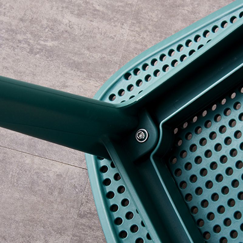 Scandinavian Armless Dining Chairs Plastic Open Back Side Chair (Set of 4) Clearhalo ' kitchen&dining_furn' 'Dining Chairs' 'Dining Tables & Seating' 'dining_chair' 'furn' 'furn_dining_chair' 'Furniture' 'furniture_dining_chair' 'Kitchen & Dining Furniture' 'kitchen' 1200x1200_44d1b9fb-d7e3-4b34-b705-86d5e55afdcb