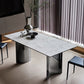 Metal Traditional Luxury Rectangle Table White Sintered Stone Table for Kitchen and Dining Room Clearhalo ' dining_table' 'Dining Tables & Seating' 'Dining Tables' 'furn' 'furn_dining_table' 'Furniture' 'furniture_dining_table' 'Kitchen & Dining Furniture' 'kitchen&dining_furn' 'kitchen' 'kitchen_dining_table' 1200x1200_44d7b43c-e769-4f1d-9648-d7c34ada42cd