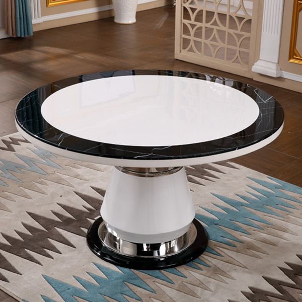 Victorian Style Round Dining Table Metal Pedestal Base Table for Dining Room Clearhalo ' dining_table' 'Dining Tables & Seating' 'Dining Tables' 'furn' 'furn_dining_table' 'Furniture' 'furniture_dining_table' 'Kitchen & Dining Furniture' 'kitchen&dining_furn' 'kitchen' 'kitchen_dining_table' 1200x1200_44d9863b-fce9-4f67-b15c-6f9377a29550