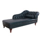 Traditional Chaise Lounge Leather Chaise Lounge Sofa with Arm