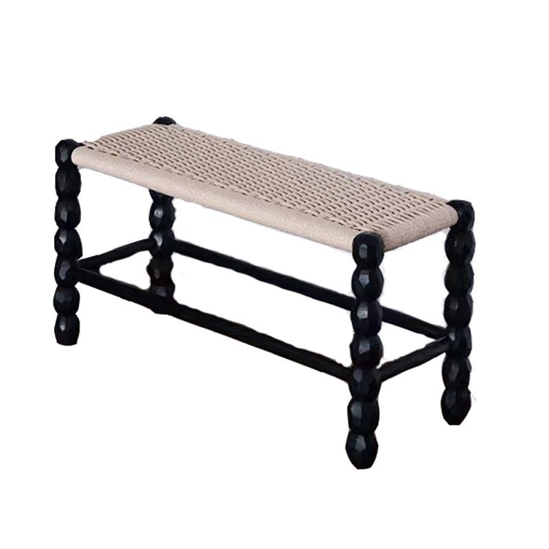 Tropical Seating Bench Solid Wood 12 Inch Width Rectangle Seating Bench Clearhalo 'Benches' 'Chairs & Seating' 'furn' 'furn_benches' 'Furniture' 'Living Room Furniture' 1200x1200_44dd0ef7-6939-4d5e-a298-fe838f2005c4