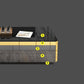 Open Storage TV Media Console Glam Media Console TV Stand with Drawers Clearhalo 'furn' 'furn_tv_stands_entertainment_centers' 'Furniture' 'Living Room Furniture' 'TV Stands & Entertainment Centers' 'TV Stands & Media Storage Furniture' 'tv_stands_entertainment_centers' 1200x1200_44de35b0-939a-4a0e-92df-42fd382cb78f