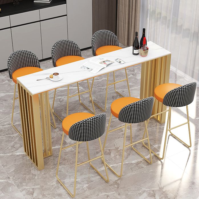 Glam Counter Bar Stool Low Back Counter Height Stools for Restaurant Clearhalo 'Bar Furniture' 'Bar Stools' 'bar_stools' 'furn' 'furn_bar_stools' 'Furniture' 'Kitchen & Dining Furniture' 1200x1200_44df648d-ca69-445c-8298-6cc7e8fd89ad