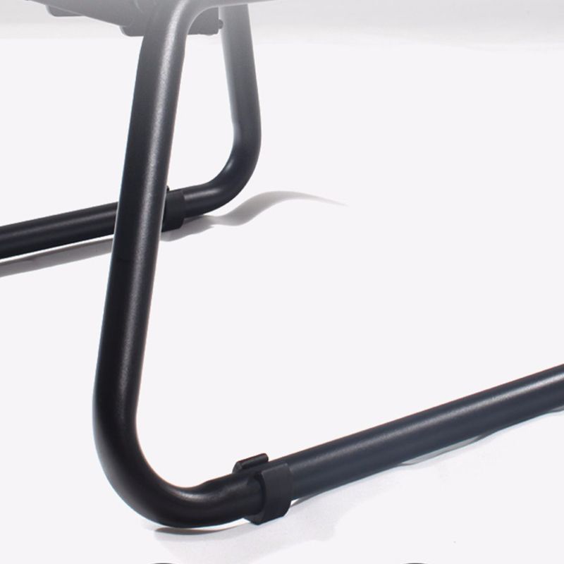 Sedia da ufficio moderna senza ruote armi rimovibili nessuna sedia da scrivania angosciante