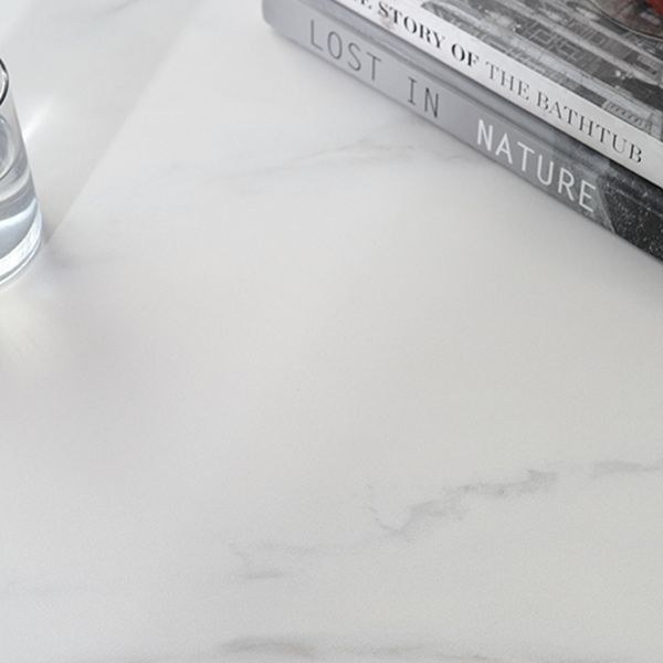 Rectangle 4 Legs Luxury Table White Sintered Stone Top Fixed Table Clearhalo 'Dining Tables & Seating' 'Dining Tables' 'dining_table' 'furn' 'furn_dining_table' 'Furniture' 'Kitchen & Dining Furniture' 1200x1200_44e1cd4d-95b0-4fc4-b7b7-d38035aae0e8