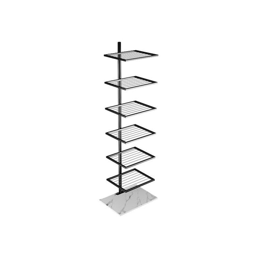 Etagere Metal Bookshelf Contemporary Open Back -Bücherregal mit Regalen