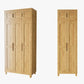 Light Wood Finish Wardrobe Armoire Traditional Wardrobe Cabinet Clearhalo 'Armoires & Wardrobes' 'armoires_wardrobes' 'Bedroom Furniture' 'furn' 'furn_armoires_wardrobes' 'Furniture' 1200x1200_44e2d7ec-65f1-4cc4-a7f1-7f2411b6aea5