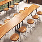 Modern Wood Counter Height Set 1/2/5 Pieces Indoor Natural Counter Set Clearhalo 'Bar Furniture' 'furn' 'furn_home_bar_bar_sets' 'Furniture' 'Home Bars & Bar Sets' 'home_bar_bar_sets' 'Kitchen & Dining Furniture' 1200x1200_44e3cac1-ca8f-4c59-b528-2b309a86abb5