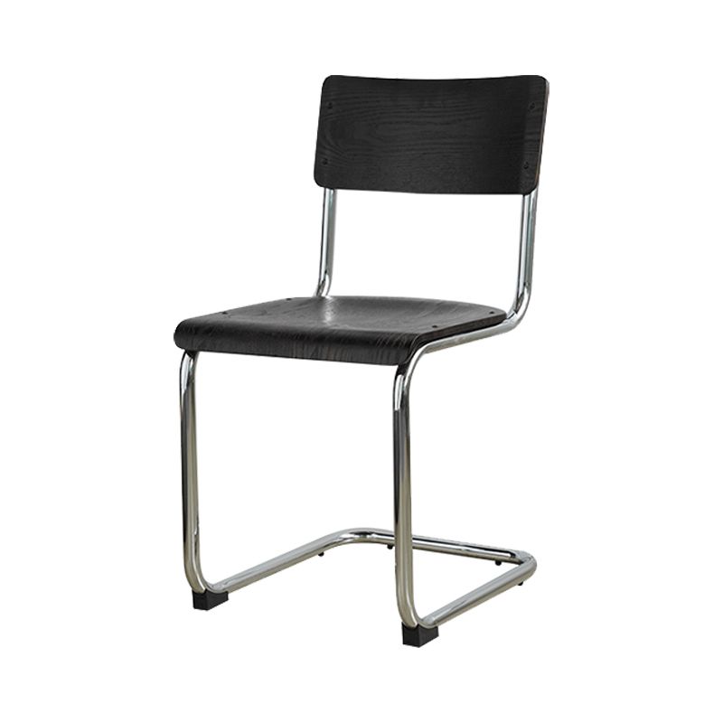 Estilo contemporáneo Silla lateral de comedor de madera de madera abierta para el hogar para el hogar