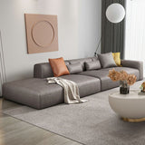 Contemporary Standard Square Arm Settee Living Room Faux Leather Couch Clearhalo 'furn' 'furn_sofas' 'Furniture' 'furniture_sofas' 'Living Room Furniture' 'Sofa' 'sofas' 1200x1200_44e70326-71f3-449e-b68c-9f7e670ec6b9