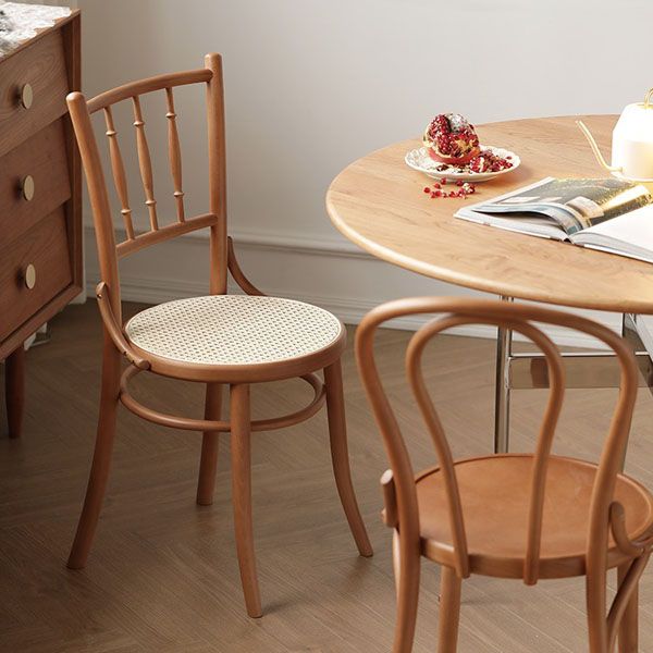 Traditional Birch Slat Back Side Chair Matte Finish Wood Dining Chair Clearhalo 'Dining Chairs' 'Dining Tables & Seating' 'dining_chair' 'furn' 'furn_dining_chair' 'Furniture' 'furniture_dining_chair' 'Kitchen & Dining Furniture' 1200x1200_44e83d88-7b83-46e0-a3ee-a9d456454de9