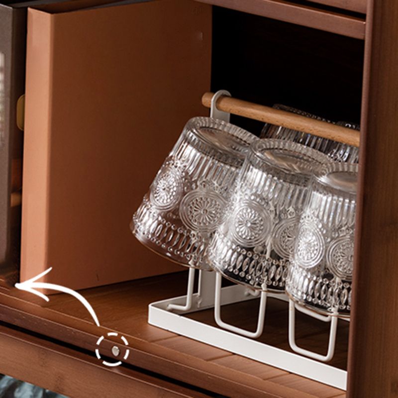 Cofre de almacenamiento de sala de estar rectangular simplista cofre de acento de madera moderno