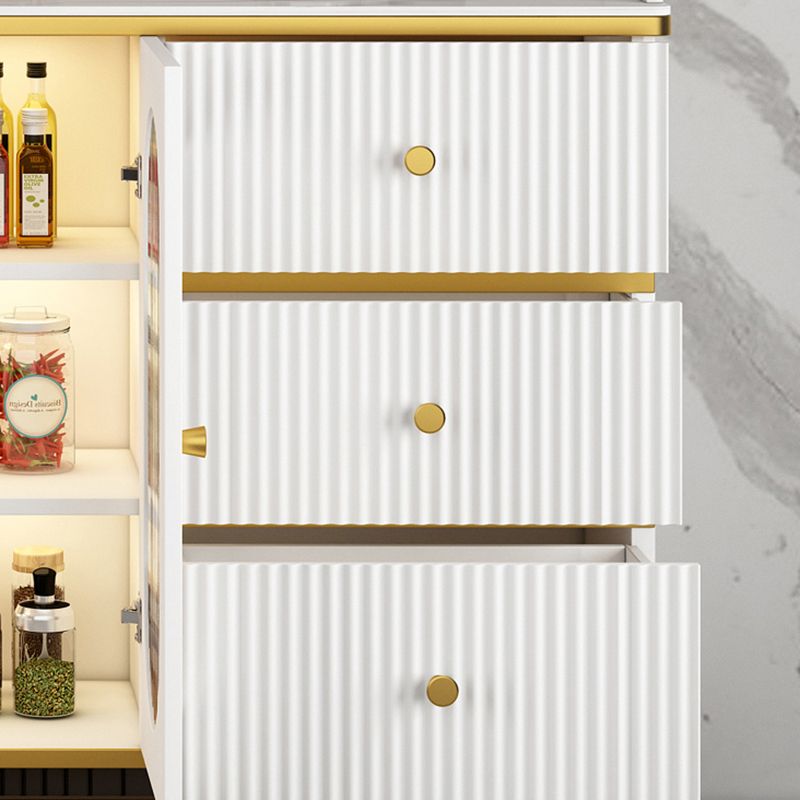 Modern Wood Dining Hutch Glass Doors Storage Cabinet with Doors for Living Room Clearhalo 'Display & China Cabinets' 'display_china_cabinets' 'furn' 'furn_display_china_cabinets' 'Furniture' 'Kitchen & Dining Furniture' 1200x1200_44e8db36-18f3-4825-a7d9-e94ecd7961b6