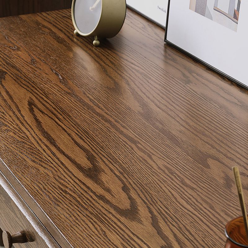 Contemporary Oak Home Writing Desk H-Shape Base Office Desk with Drawers Clearhalo 'furn' 'furn_office_desk' 'Furniture' 'Office Desks' 'Office Furniture' 'office_desk' 1200x1200_44eccc4b-b092-430c-a7dc-bb5ec4031cf0