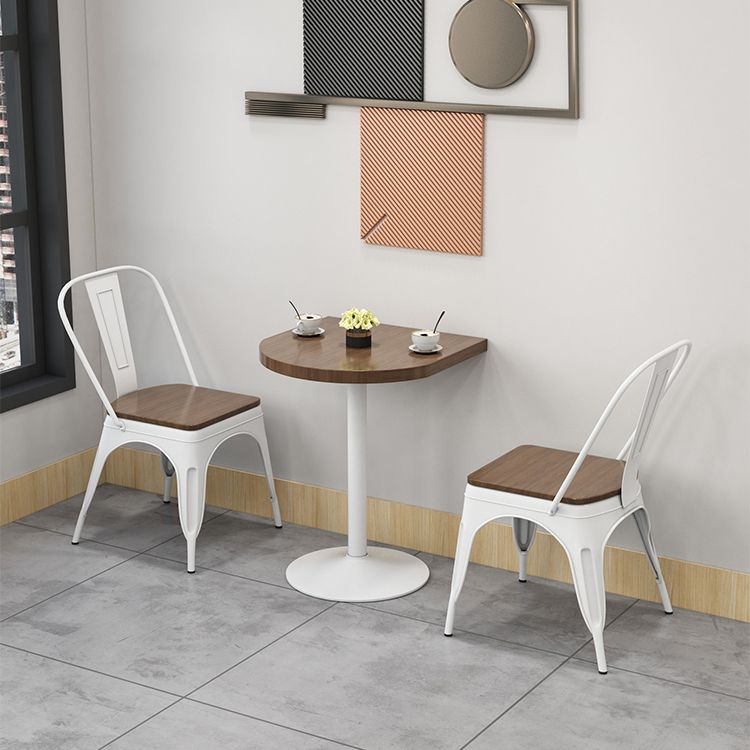 Solid Wood Brown Dining Table Industrial Kitchen Table with Metal Pedestal Base Clearhalo ' dining_table' 'Dining Tables & Seating' 'Dining Tables' 'furn' 'furn_dining_table' 'Furniture' 'furniture_dining_table' 'Kitchen & Dining Furniture' 'kitchen&dining_furn' 'kitchen' 'kitchen_dining_table' 1200x1200_44ee4cb4-f619-4eb3-b33a-df0447aa03a8