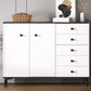 Contemporary 35.43'"Tall Wooden Chest, Rectangle Accent Cabinet with Drawers Clearhalo 'Cabinets & Chests' 'cabinets_chests' 'furn' 'furn_cabinets_chests' 'Furniture' 'Living Room Furniture' 1200x1200_44efd682-f9d2-485b-a77c-363b69b0dc7b
