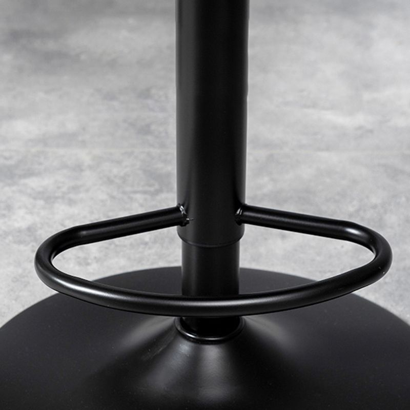 Metal Barstool Contemporary Metal Faux Tabinet Tabouret à comptoir rembourré à la maison