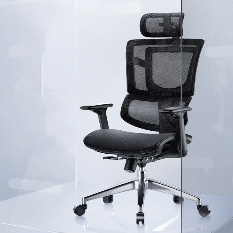 Modern Desk Chair Mesh Office Chair Adjustable Chair with Wheels Clearhalo 'furn' 'furn_office_chair' 'Furniture' 'Office Chairs' 'Office Furniture' 'office_chair' 1200x1200_44f1824d-57c2-4475-8ef8-41955f26e295
