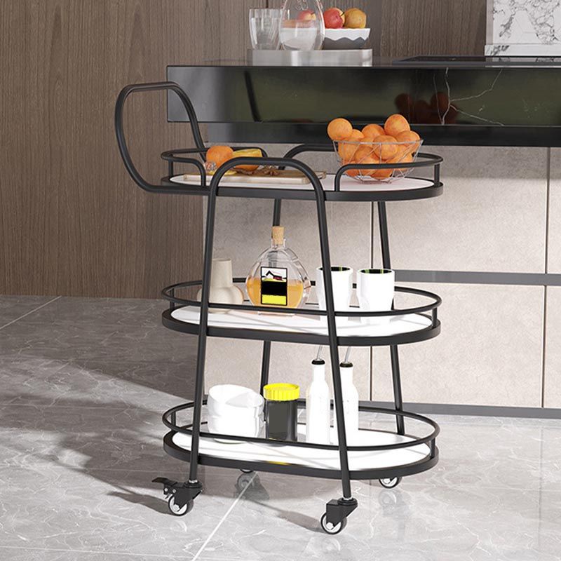 33.46" High Modern Prep Table Rolling Stone Prep Table for Home Clearhalo 'furn' 'furn_kitchen_islands_carts' 'Furniture' 'Kitchen & Dining Furniture' 'Kitchen Islands & Carts' 'kitchen_islands_carts' 1200x1200_44f30df1-cd07-4c46-a139-c26ad36a1931