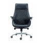 Fixed Arms Swivel Office Chair Faux Leather and Chrome Frame Managers Chair Clearhalo 'furn' 'furn_office_chair' 'Furniture' 'Office Chairs' 'Office Furniture' 'office_chair' 1200x1200_44f48aee-4f33-4c99-a931-8936de6ec663