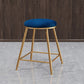 Contemporary Bar Stool Round Seat Barstool with Footrest and Metal Base Clearhalo 'Bar Furniture' 'Bar Stools' 'bar_stools' 'furn' 'furn_bar_stools' 'Furniture' 'Kitchen & Dining Furniture' 1200x1200_44fa06dd-261c-4ec6-a117-d917f024a32e