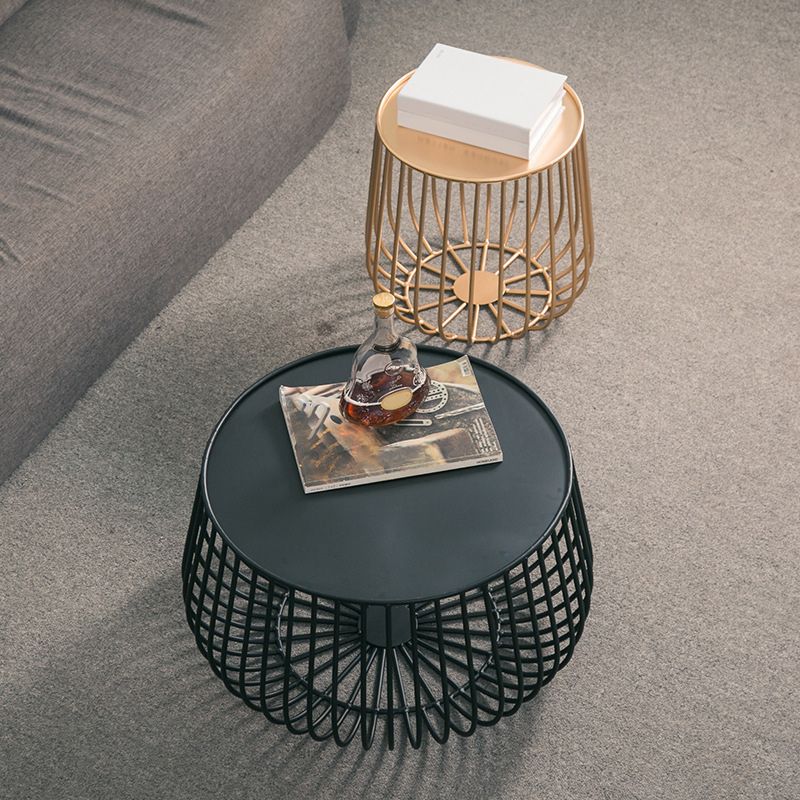 Mid-Century Modern 2 Piece Bunching Tables with Iron Tray Top Clearhalo 'Coffee & Accent Tables' 'Coffee Tables' 'coffee_tables' 'furn' 'furn_coffee_tables' 'Furniture' 'Living Room Furniture' 1200x1200_44fa96af-4b05-48f1-80cd-84c1de0ea550