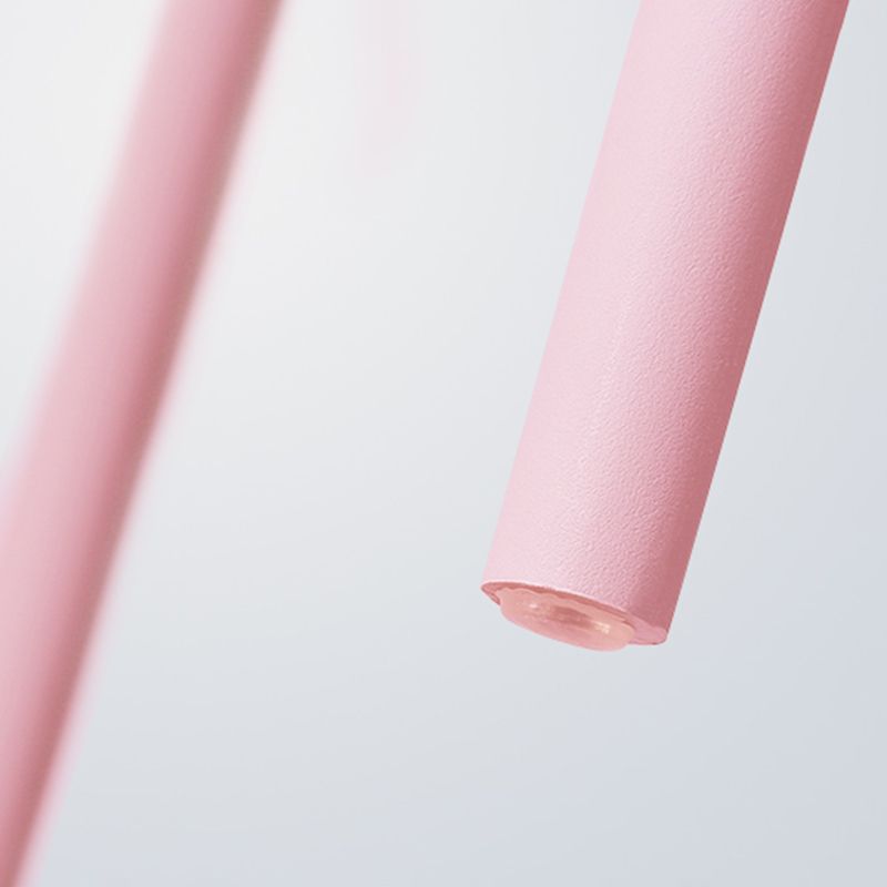 Modern Dining Open Back Chair Dining Armless Side Chairs with Plastic Legs Clearhalo ' kitchen&dining_furn' 'Dining Chairs' 'Dining Tables & Seating' 'dining_chair' 'furn' 'furn_dining_chair' 'Furniture' 'furniture_dining_chair' 'Kitchen & Dining Furniture' 'kitchen' 1200x1200_44fac0a8-498a-403f-a246-1494e07b29c8