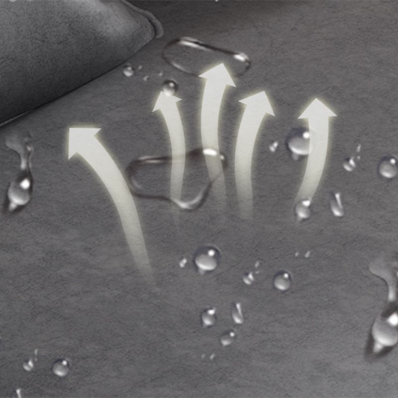 Cuscini a braccio quadrato a 4 posti in finta pelle contemporanea