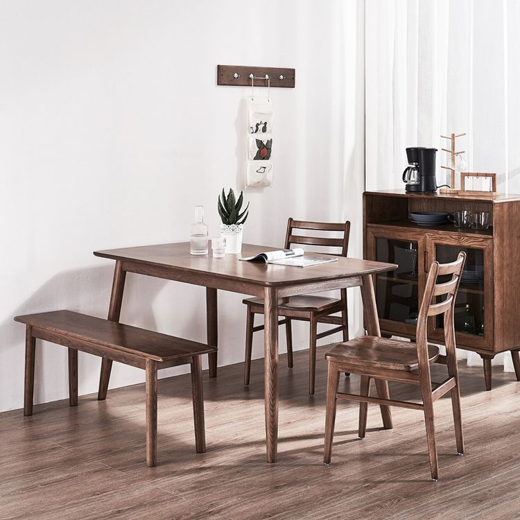 Solid Wood Dining Room Table Contemporary Style 4-foot Dining Site Table Clearhalo 'Dining Tables & Seating' 'Dining Tables' 'dining_table' 'furn' 'furn_dining_table' 'Furniture' 'furniture_dining_table' 'Kitchen & Dining Furniture' 'kitchen' 'kitchen_dining_table' 1200x1200_44ff3660-2e20-4e3e-bd18-2cd0c2cdb39f