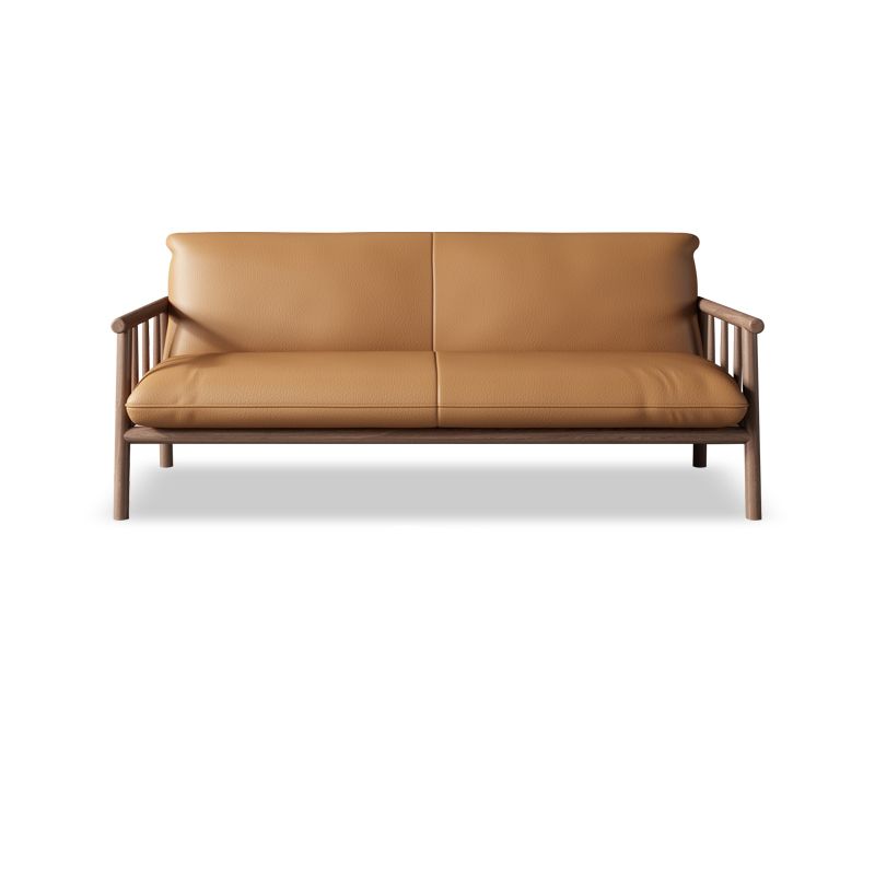 Faux Leather Modern Sofa Square Arm 29 "W Tight Back Sofa for living room Clearhalo 'furn' 'furn_sofas' 'Furniture' 'furniture_sofas' 'kitchen' 'kitchen_sofas' 'Living Room Furniture' 'Sofa' 'sofas' 1200x1200_44ff78bb-508e-4bd8-b77b-d1bf59cad8c1