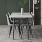 Stone Top Table Rectangle Contemporary Dining Table with 4 Black Legs Clearhalo 'Dining Tables & Seating' 'Dining Tables' 'dining_table' 'furn' 'furn_dining_table' 'Furniture' 'furniture_dining_table' 'Kitchen & Dining Furniture' 1200x1200_4502d46a-f7bf-4272-a5ad-7ed244072f8f