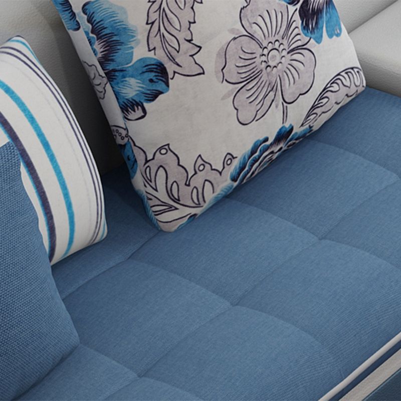 L-Shape Sofa Pillowed Back Cushions Square Arm Sectionals for Four People Clearhalo 'furn' 'furn_sectionals' 'Furniture' 'furniture_sectionals' 'Living Room Furniture' 'Sectionals' 1200x1200_450496d5-1b29-492d-9e21-8d5108164a9a