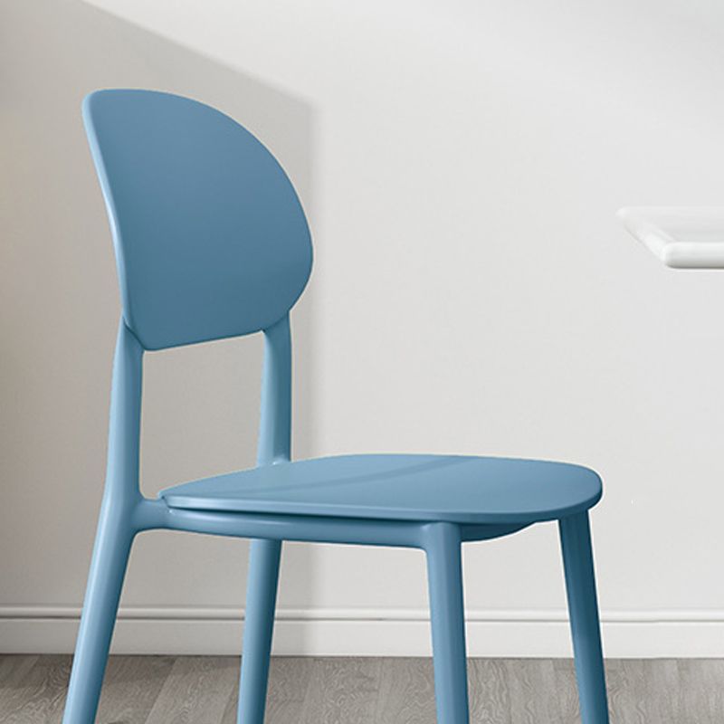 Contemporary Style Side Chair Plastic Open Back Dining Side Chair Clearhalo 'Dining Chairs' 'Dining Tables & Seating' 'dining_chair' 'furn' 'furn_dining_chair' 'Furniture' 'furniture_dining_chair' 'Kitchen & Dining Furniture' 1200x1200_4504a424-e383-49ea-af61-a7d029427f29