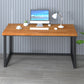 Rectangular Solid Wood Writing Desk Industrial Natural Office Desk