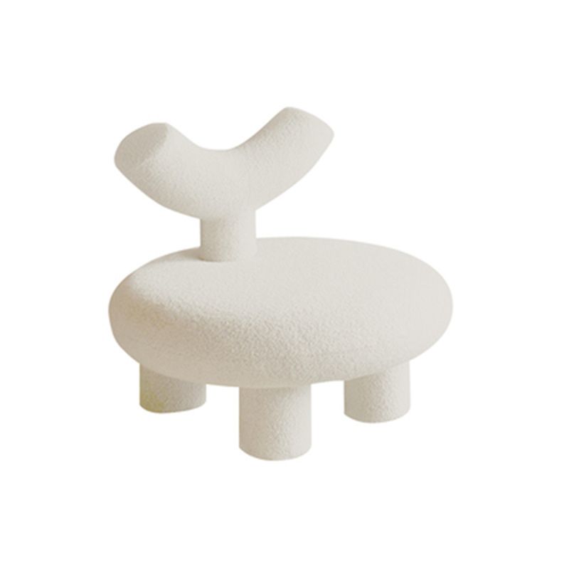 Wool Slipper Chair Modern Armless Slipper Chair for Living Room, Bedroom Clearhalo 'Accent Chairs' 'accent_chairs' 'Chairs & Seating' 'furn' 'furn_accent_chairs' 'Furniture' 'Living Room Furniture' 1200x1200_4506b76f-9c7d-4cbc-95b2-1659d76ce9ea