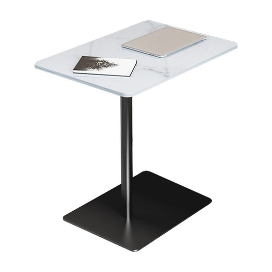 Modern Wood Side End Table Minimalist Rectangular Corner Table