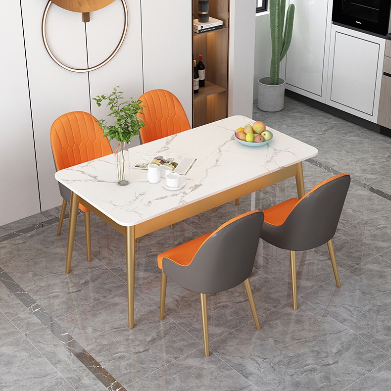 Tavolo da pranzo moderno tavolo da pranzo rettangolo in pietra in pietra per cucina