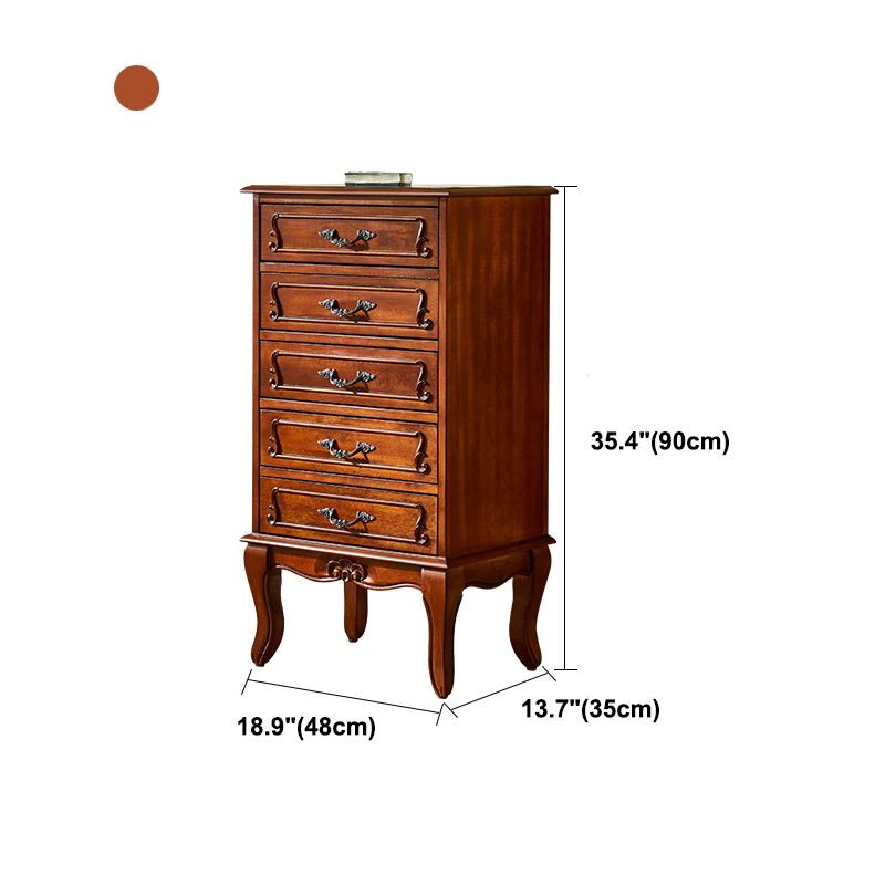 American Traditional Wood Lingerie Chest Brown Bedroom Vertical Dresser Clearhalo 'Bedroom Furniture' 'Dressers & Chests' 'dressers_chests' 'furn' 'furn_dressers_chests' 'Furniture' 1200x1200_450d1be2-4cdf-4f78-b575-a2d110130618
