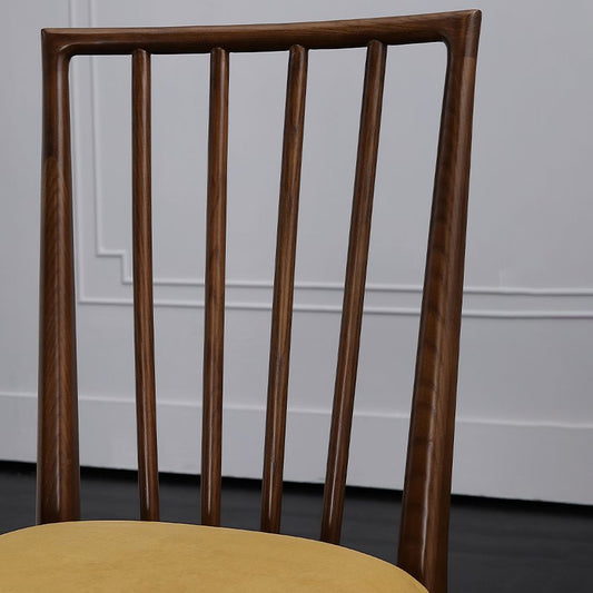 Contemporary Dining Chairs Kitchen Dining Armless Side Chairs with Wooden Legs