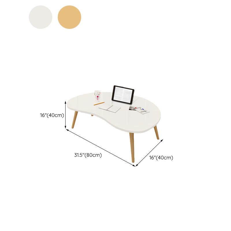 Modern Wood Side Table Bedroom No Distressing End Table with 4 Legs Clearhalo 'Coffee & Accent Tables' 'Coffee Tables' 'coffee_tables' 'furn' 'furn_coffee_tables' 'Furniture' 'Living Room Furniture' 1200x1200_45153929-32b7-4baa-ade1-df518038828d