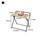 Escritorio de oficina de madera de estilo moderno escritorio de escritura plegable rectangular para el hogar